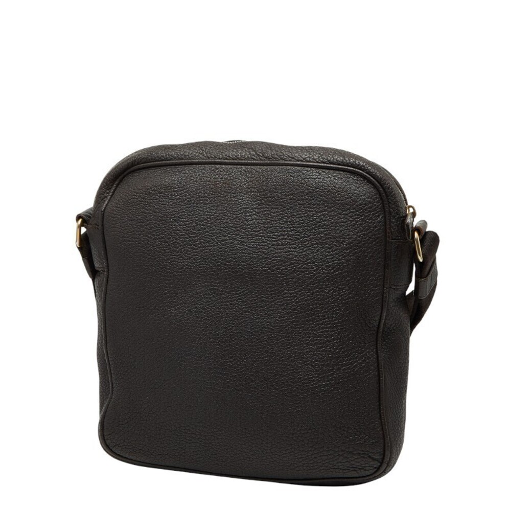 Prada Bag Shoulder Crossbody Leather Brown